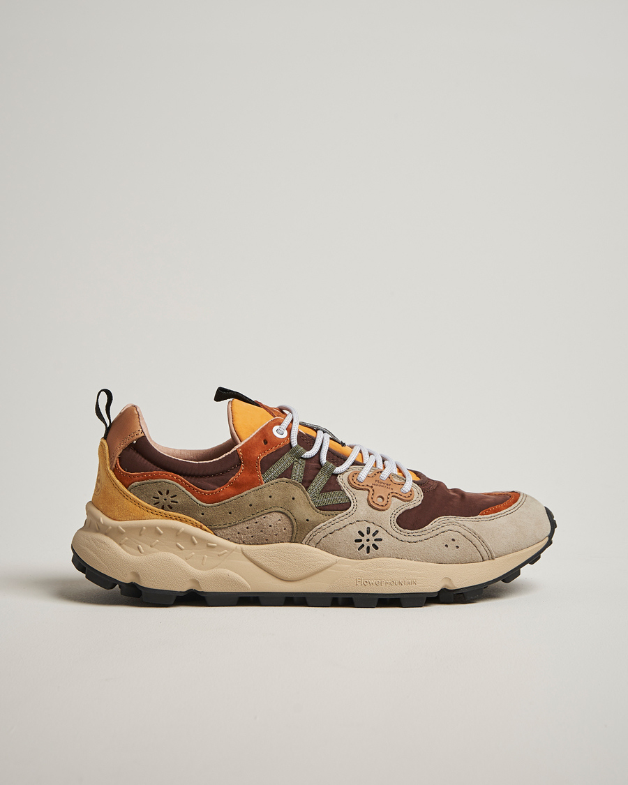 Men | Sneakers | Flower Mountain | Yamano 3 Suede/Nylon Sneaker Olive