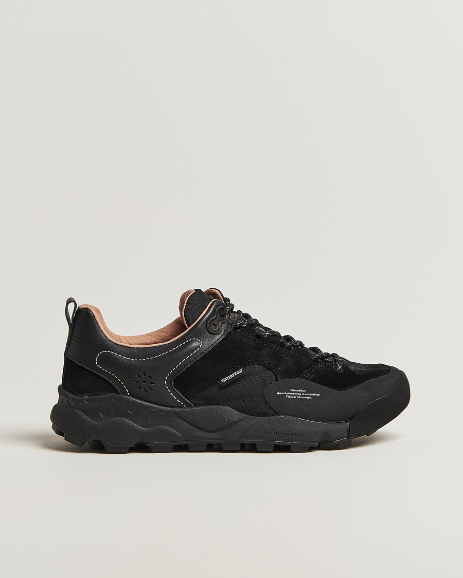 Men | Sneakers | Flower Mountain | Back Country Suede/Leather Sneaker Black