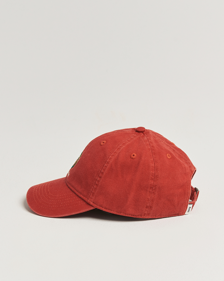Men | Hats & Caps | Forét | Catch Washed Cap Red