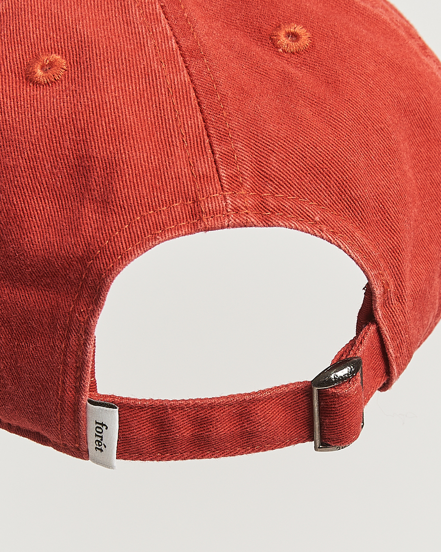 Men | Hats & Caps | Forét | Catch Washed Cap Red