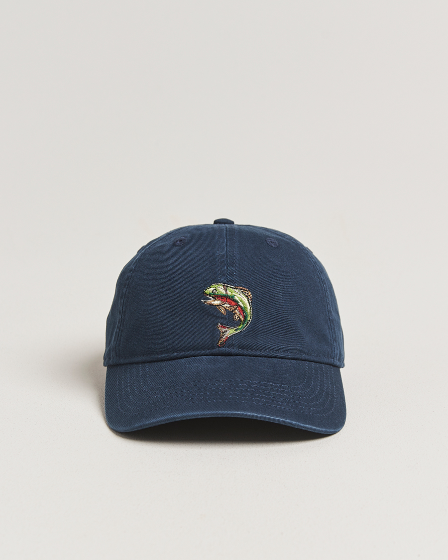 Men | Hats & Caps | Forét | Fish Washed Cap Navy