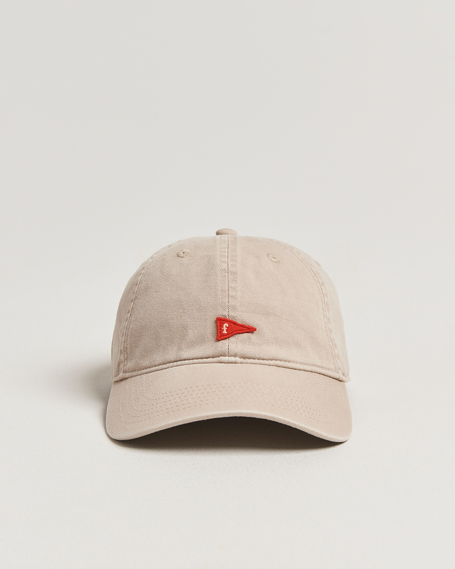Men | Hats & Caps | Forét | Flag Washed Cap Khaki