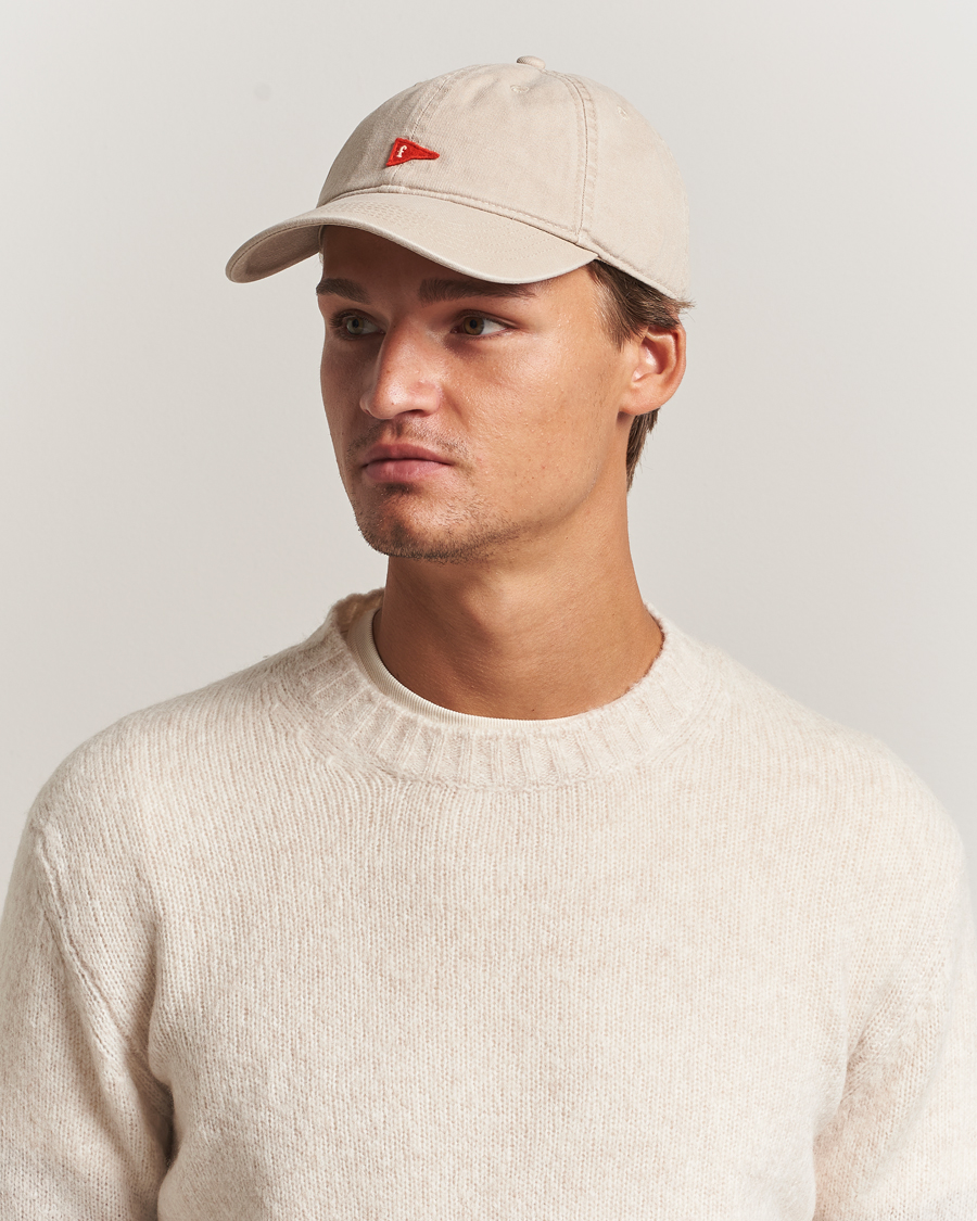 Men | Hats & Caps | Forét | Flag Washed Cap Khaki