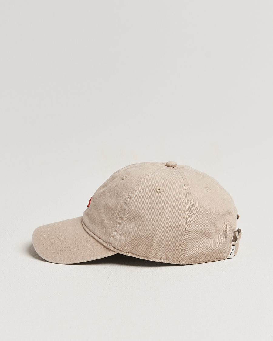 Men | Hats & Caps | Forét | Flag Washed Cap Khaki