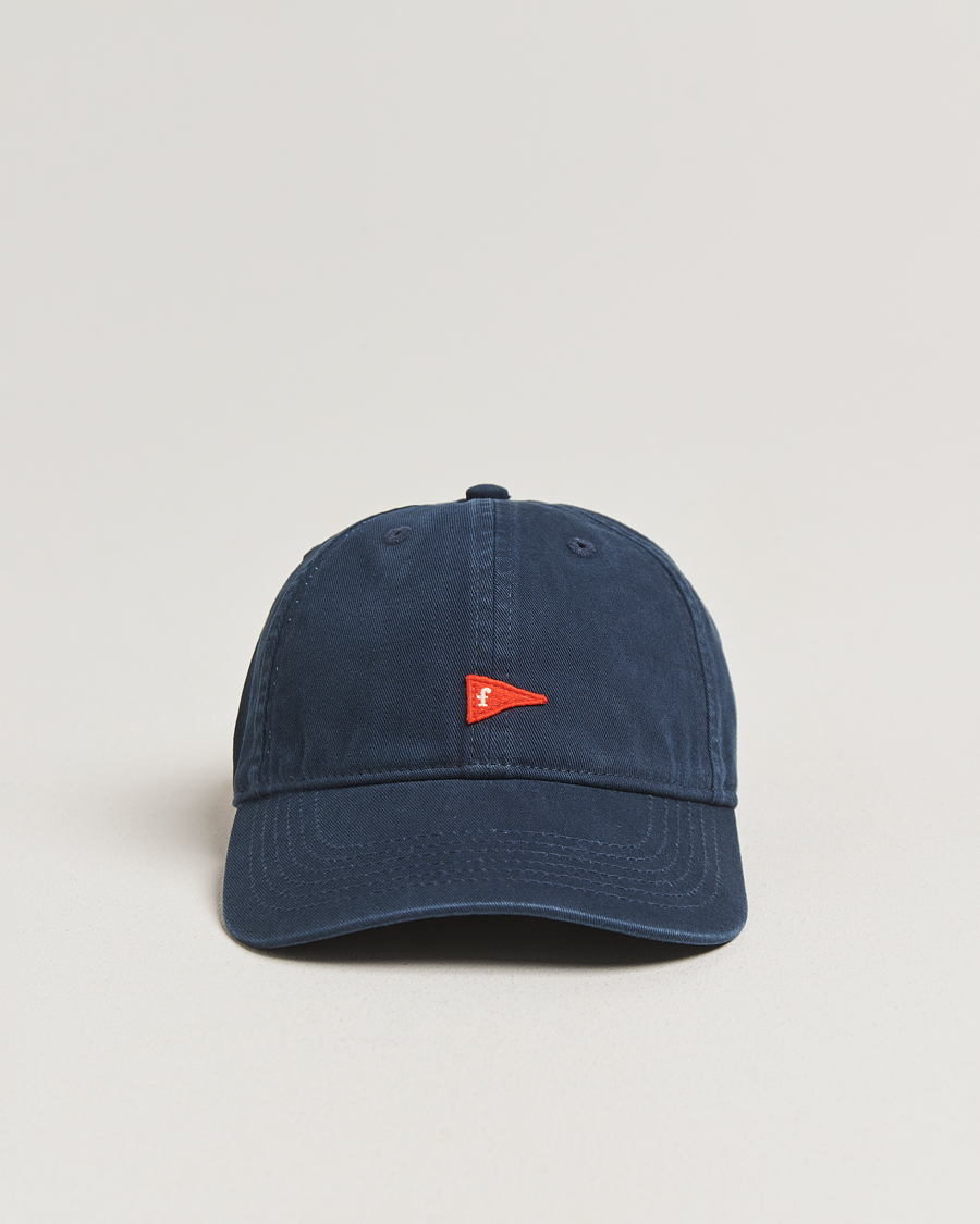 Men | Hats & Caps | Forét | Flag Washed Cap Navy