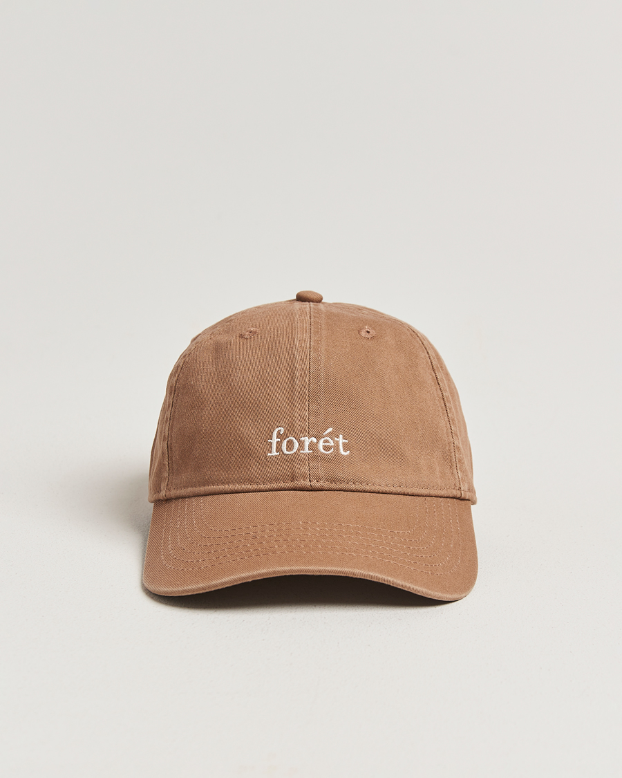 Men | Hats & Caps | Forét | Hawk Washed Cap Burnt Khaki