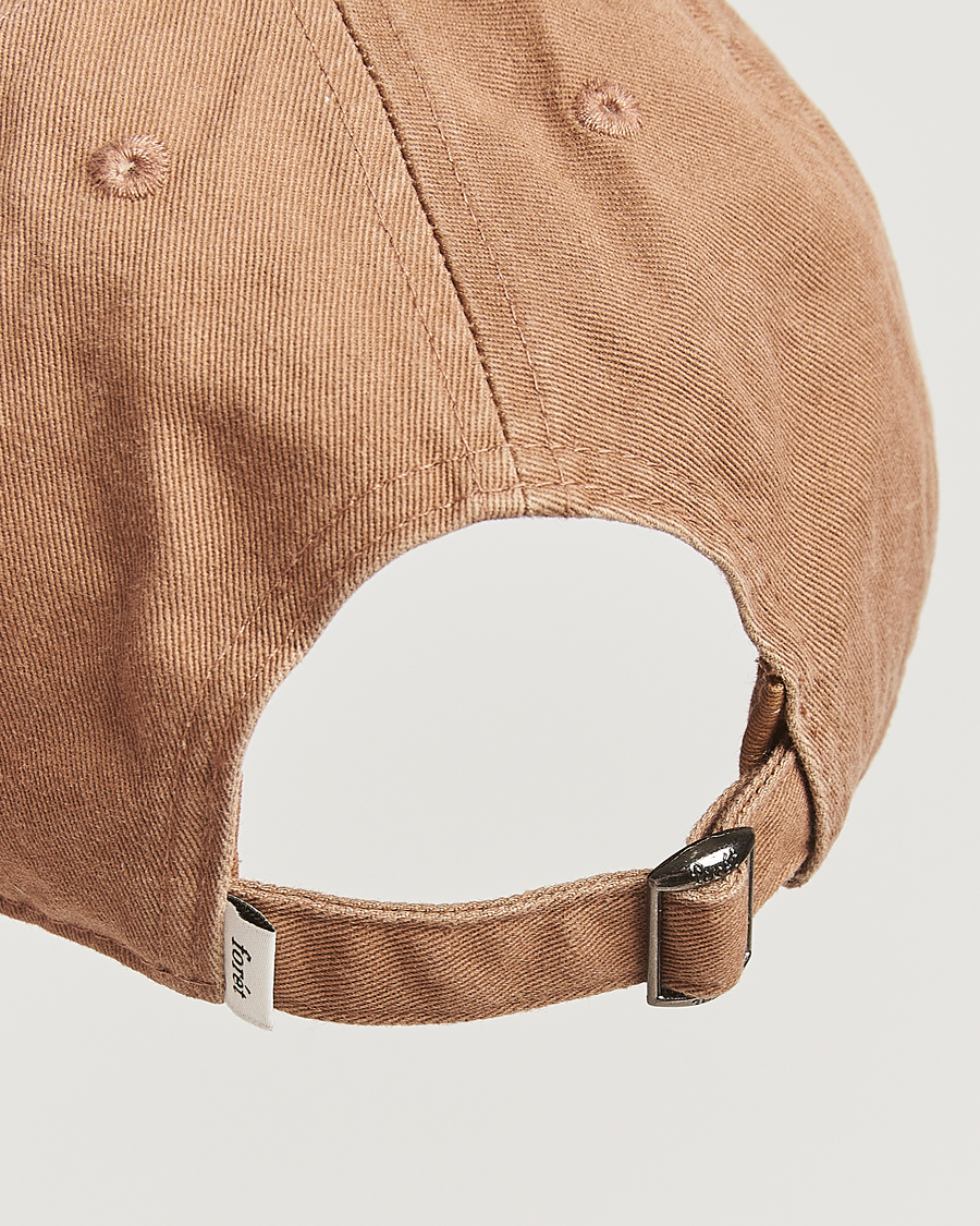 Men | Hats & Caps | Forét | Hawk Washed Cap Burnt Khaki
