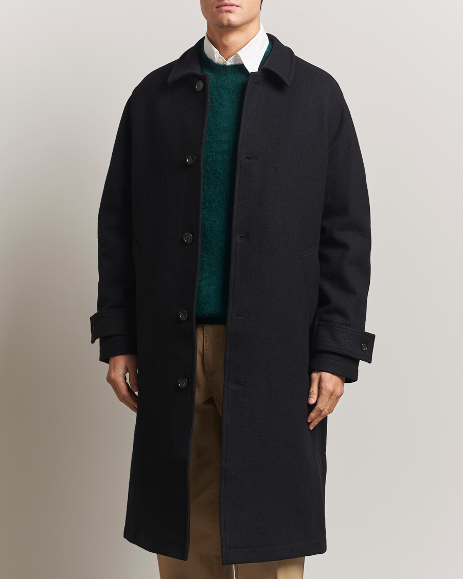Men | Coats & Jackets | Forét | Pine Wool Coat Black