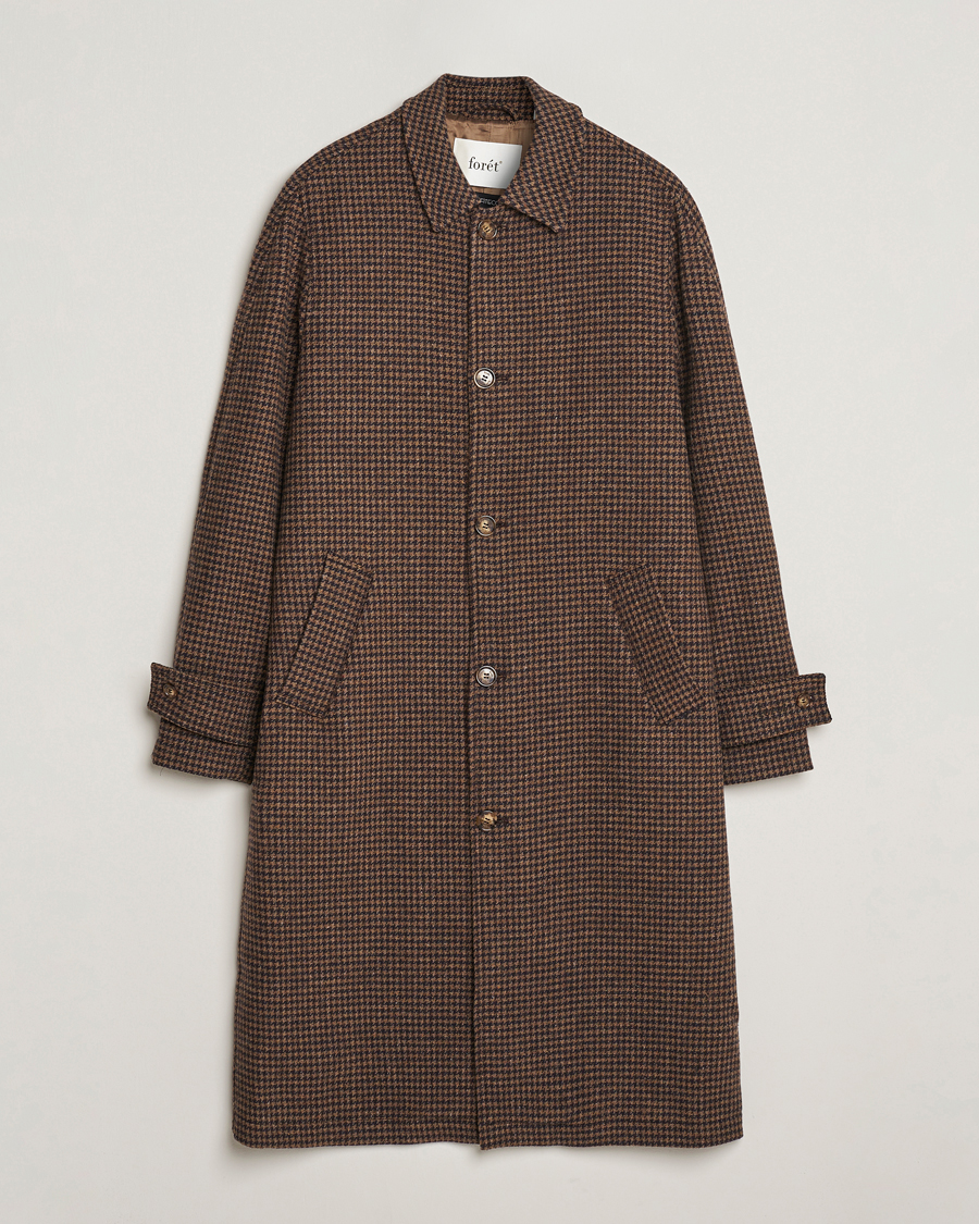 Men | Coats & Jackets | Forét | Pine Wool Coat Brown