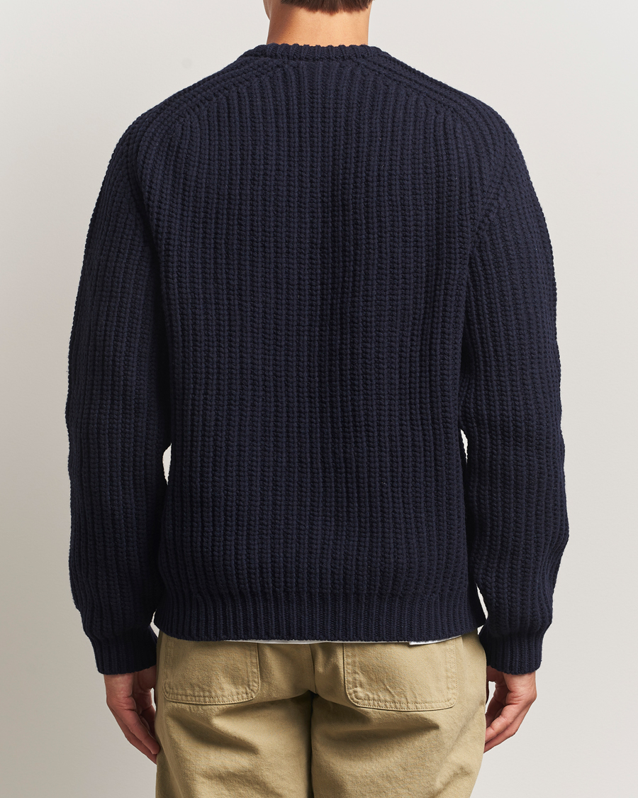 Men | Sweaters & Knitwear | Forét | Trip Chunky Rib Knit Navy