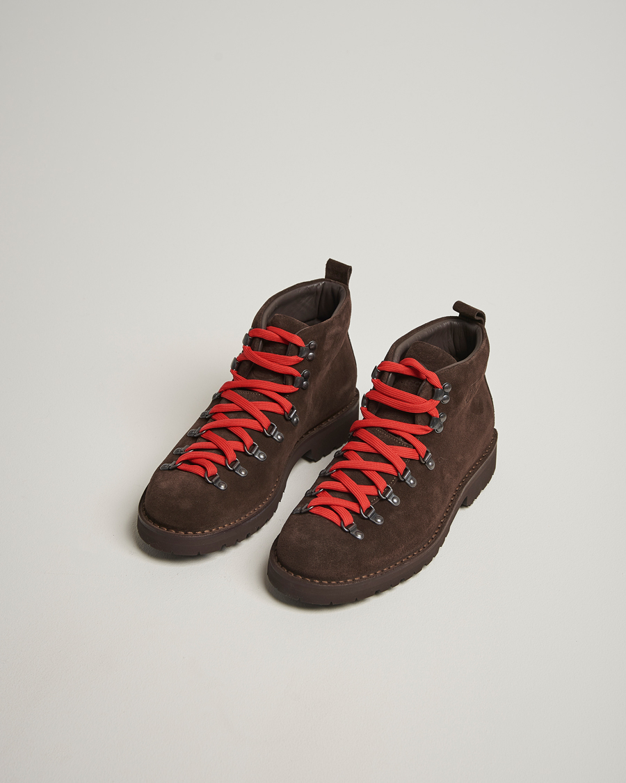 Men | Boots | Fracap | M120 Suede Boot Dark Brown