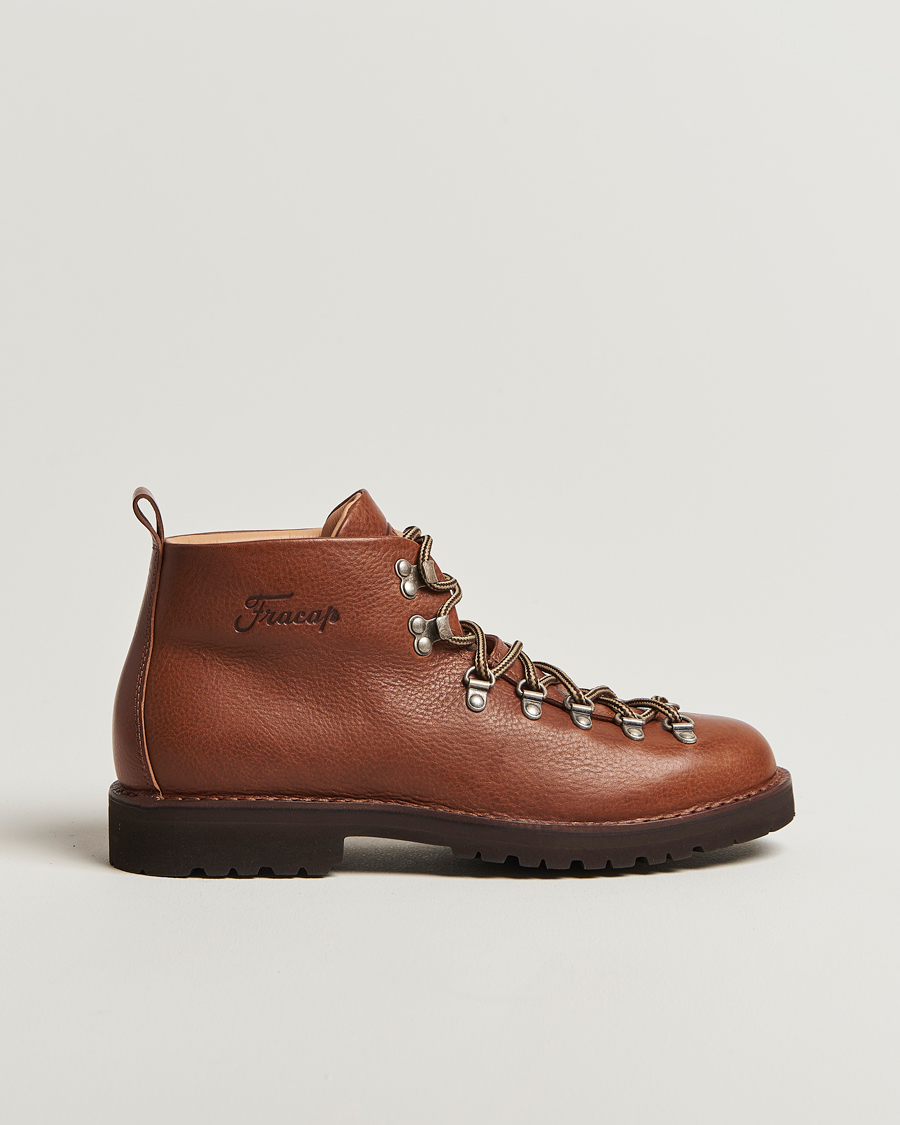 Men | Boots | Fracap | M120 Grained Leather Boot Brown