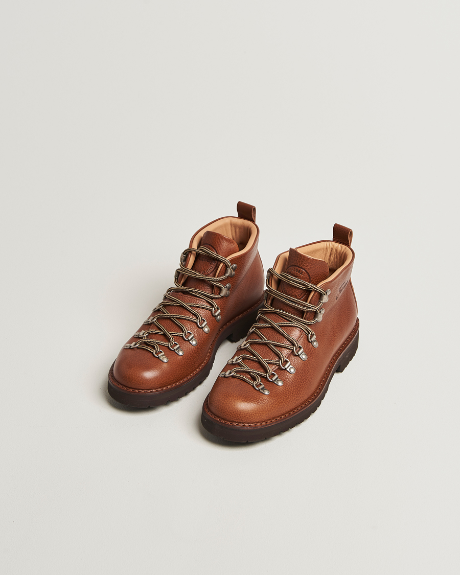 Men | Boots | Fracap | M120 Grained Leather Boot Brown
