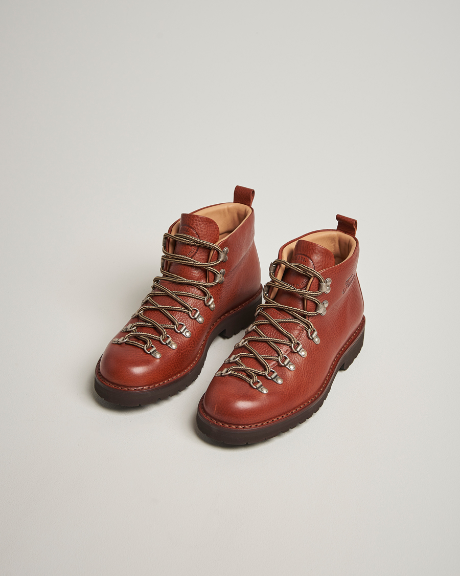Men | Boots | Fracap | M120 Grained Leather Boot Light Brown