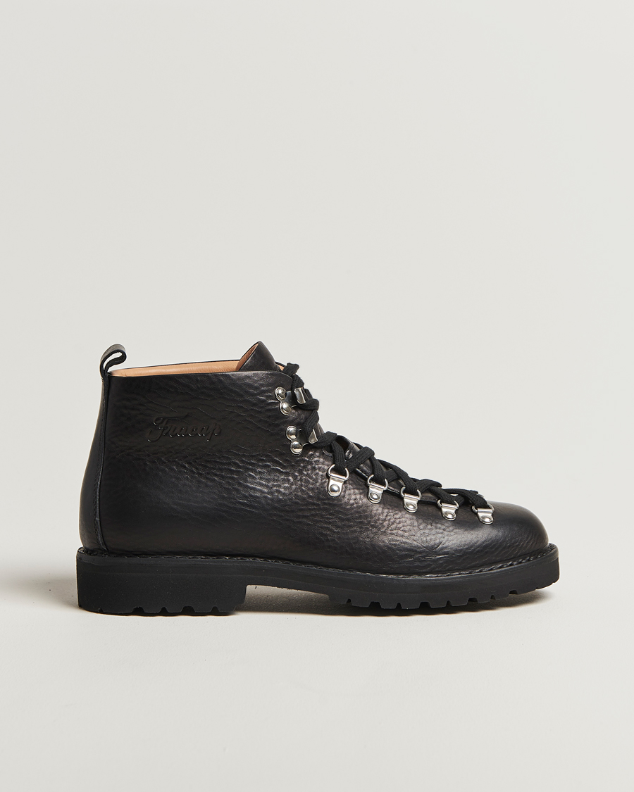 Men | Boots | Fracap | M120 Grained Leather Boot Black