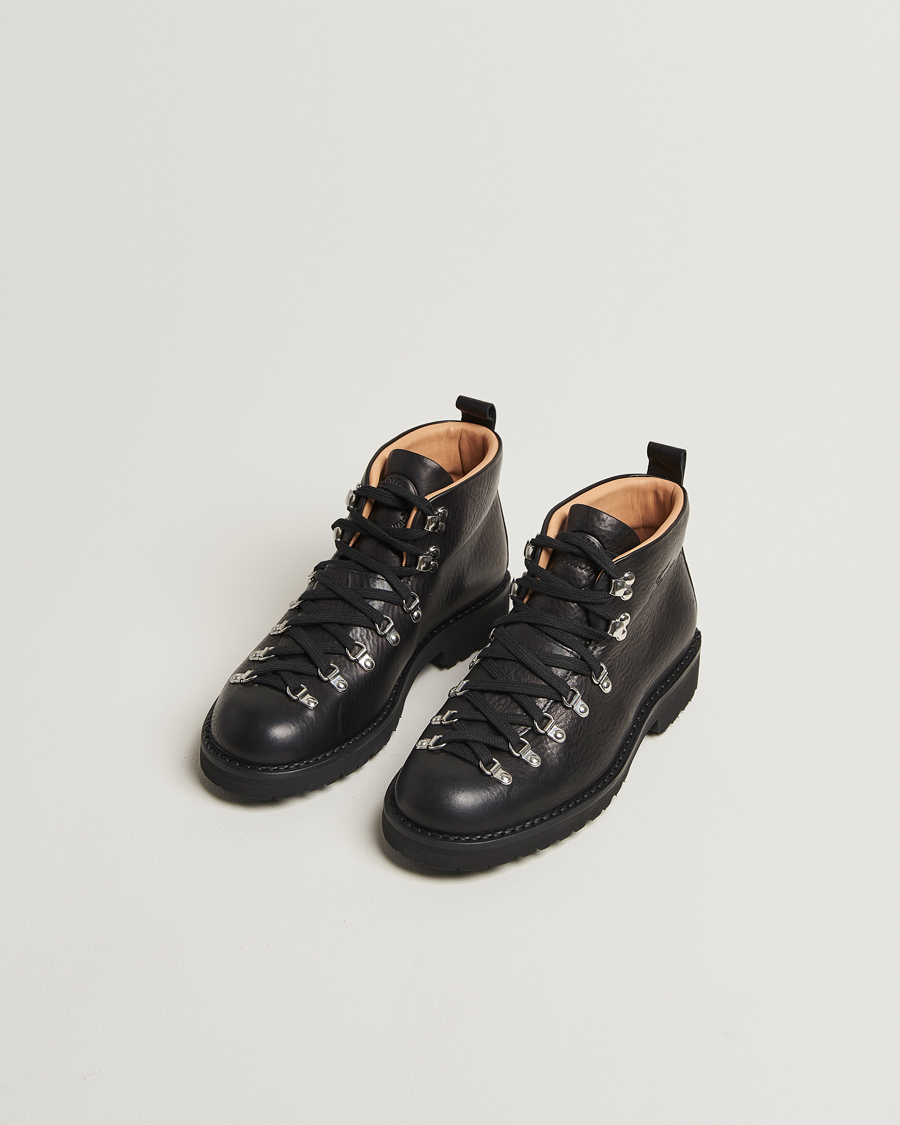 Men | Boots | Fracap | M120 Grained Leather Boot Black