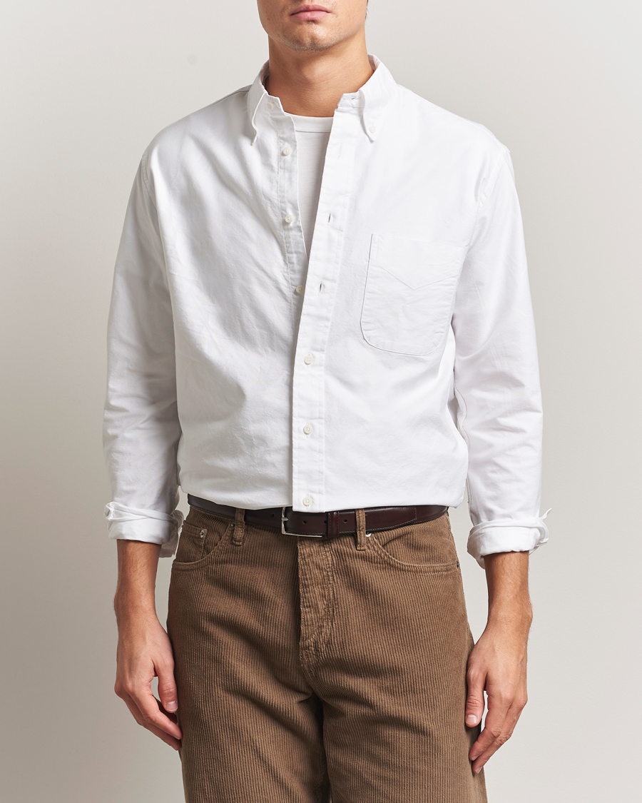 Men | Shirts | Gitman Vintage | Oxford Button Down Shirt White