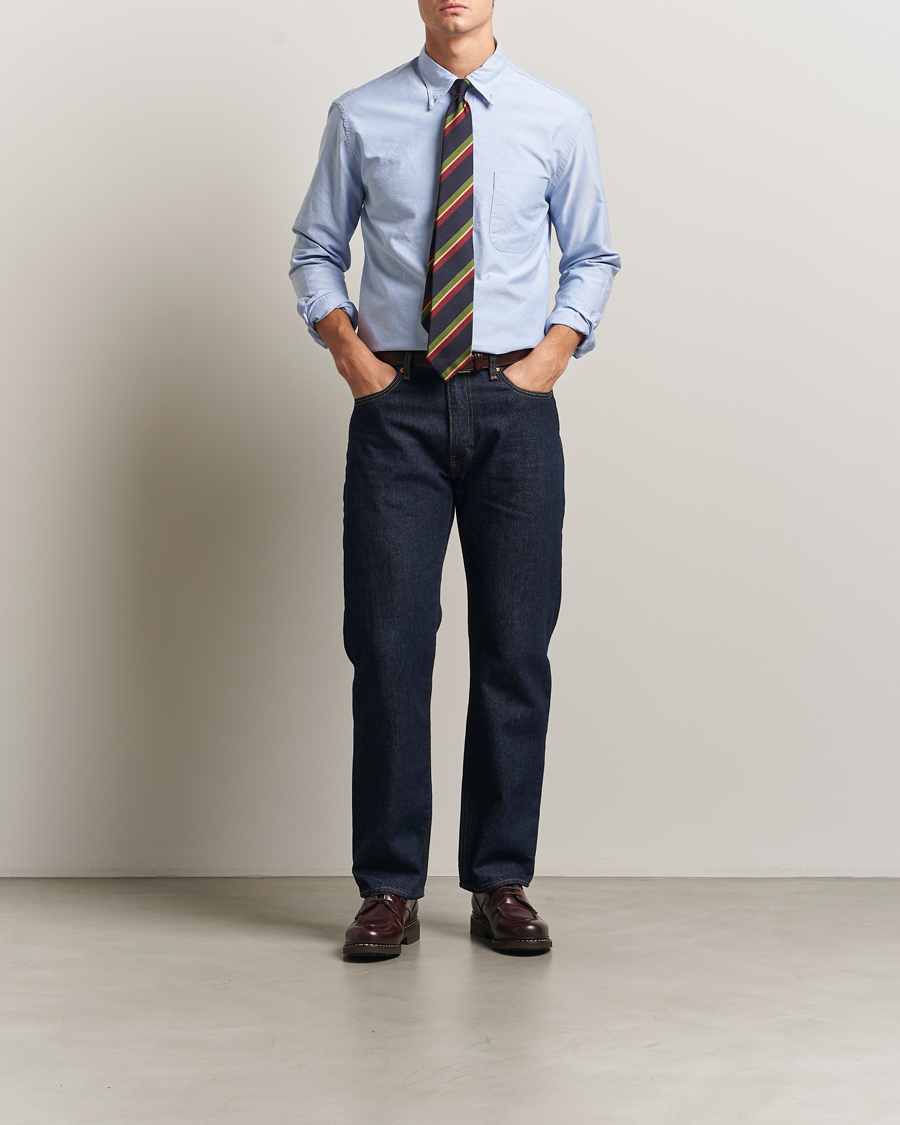 Men | Shirts | Gitman Vintage | Oxford Button Down Shirt Light Blue
