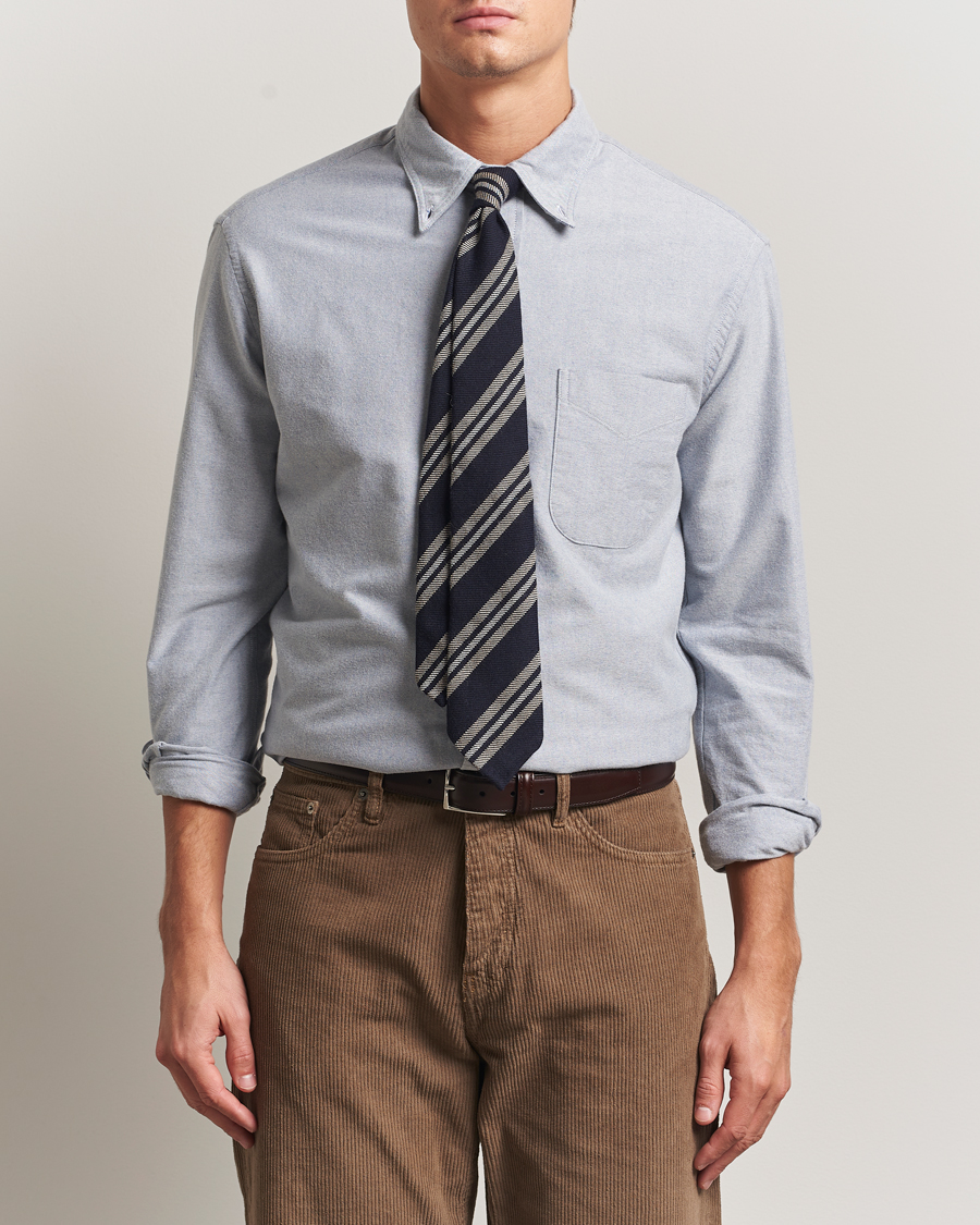 Men | Shirts | Gitman Vintage | Brushed Oxford Button Down Shirt Blue