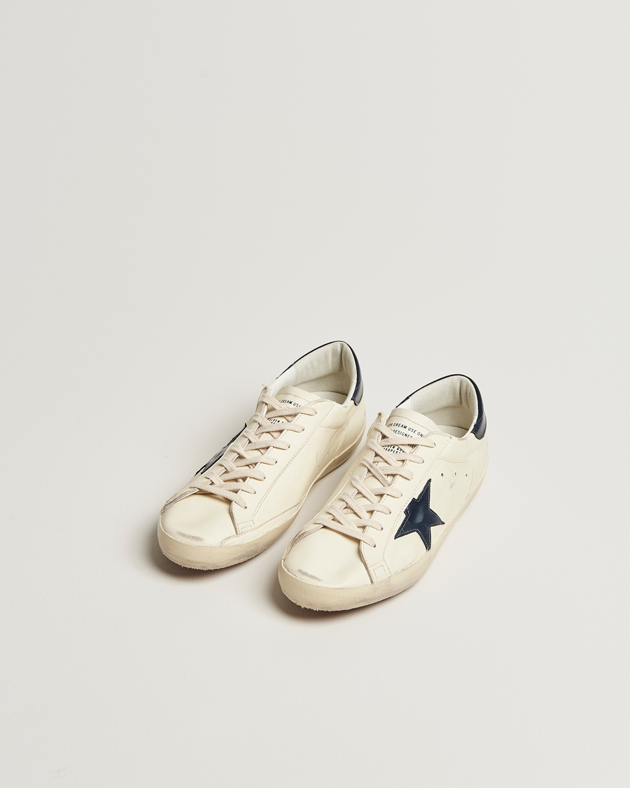 Men | Sneakers | Golden Goose | Super-Star Sneakers White/Navy
