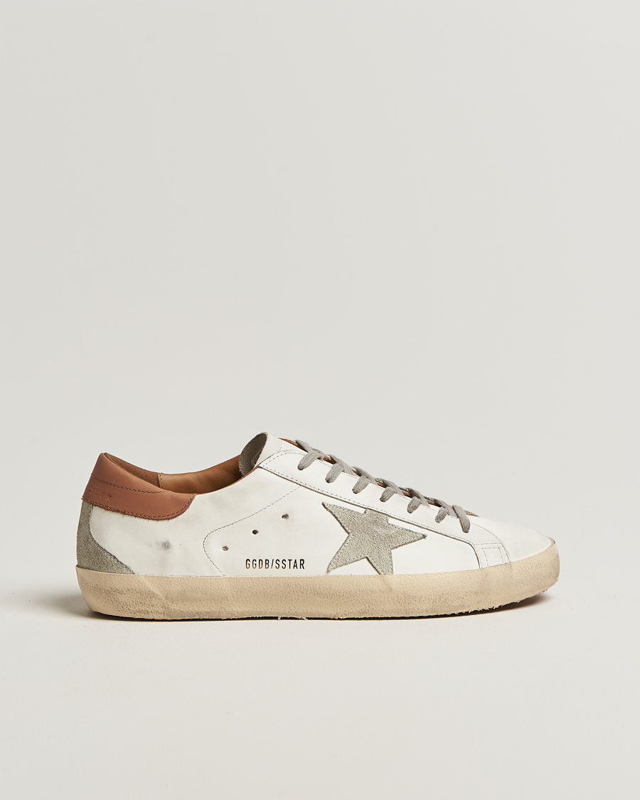 Men | Sneakers | Golden Goose | Super-Star Sneakers White/Light Brown