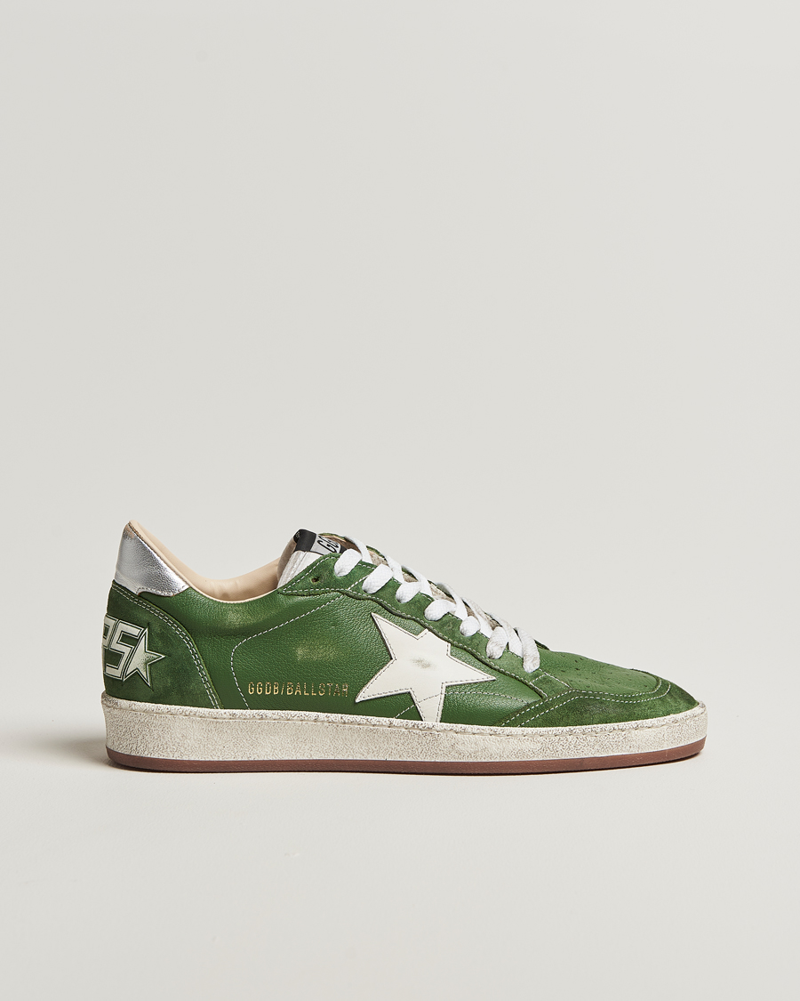 Men | Sneakers | Golden Goose | Ball Star Sneakers Green/White