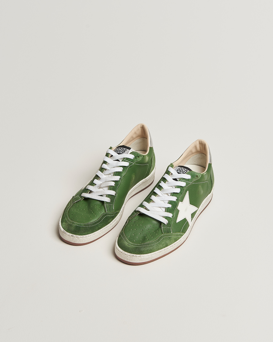 Men | Sneakers | Golden Goose | Ball Star Sneakers Green/White