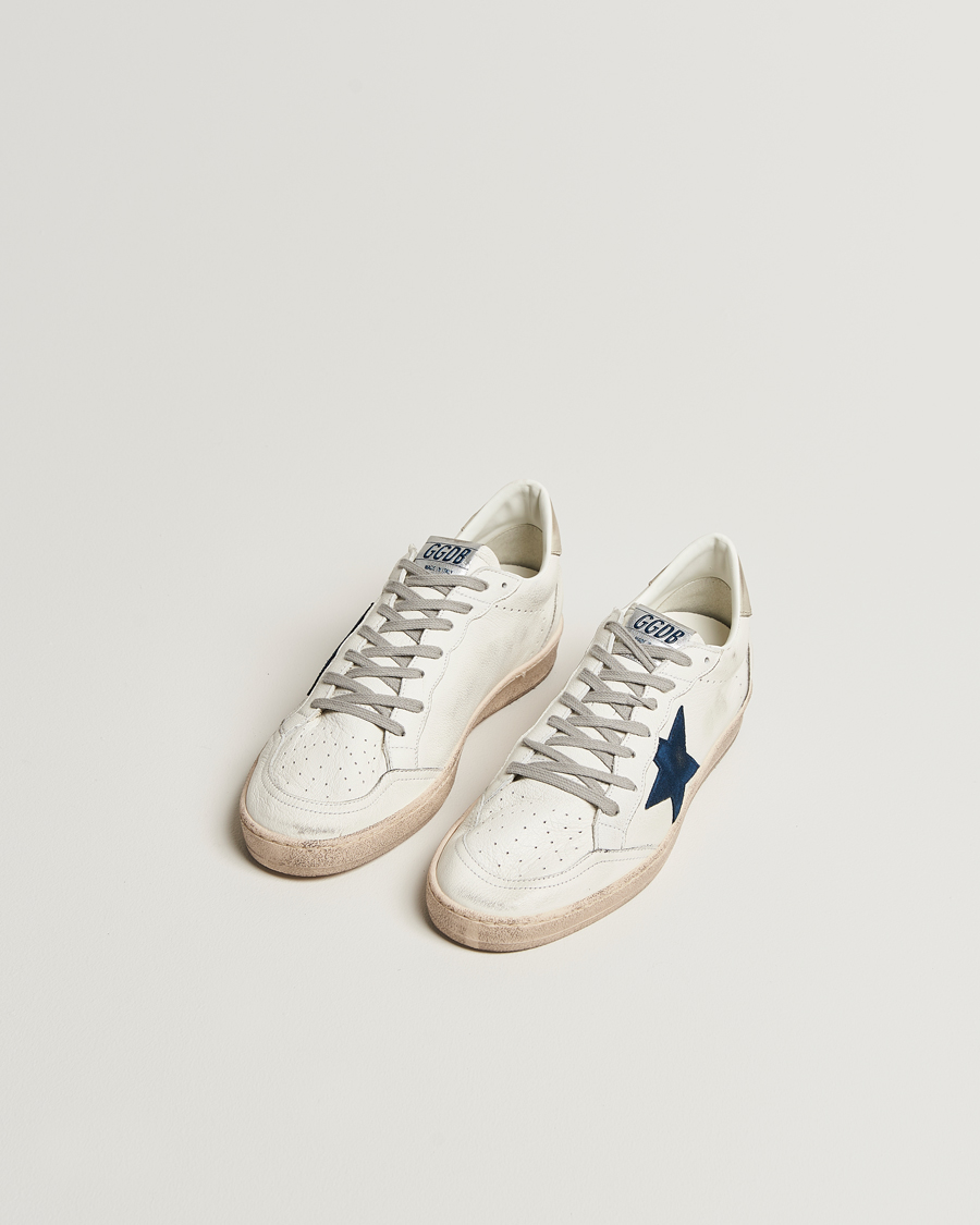 Men | Sneakers | Golden Goose | Ball Star Sneakers White/Navy