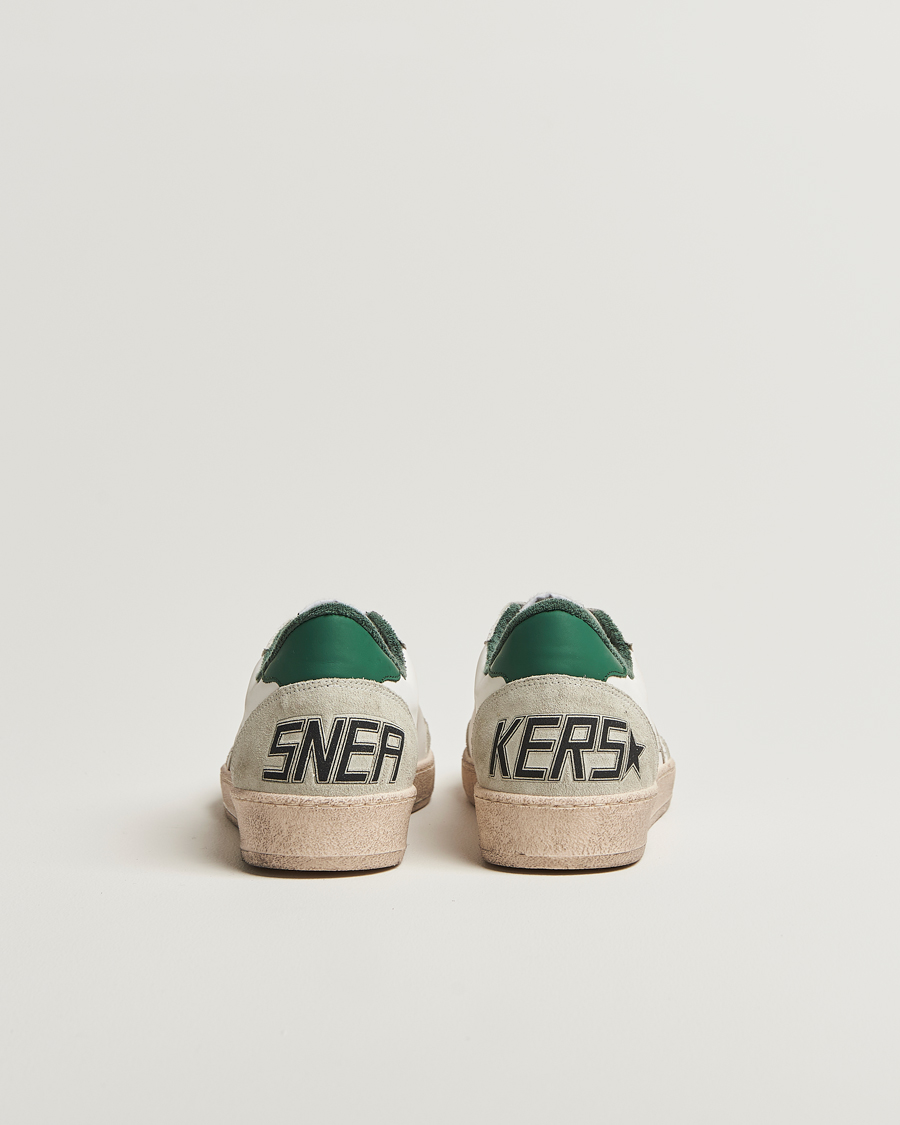 Men | Sneakers | Golden Goose | Ball Star Sneakers White/Green