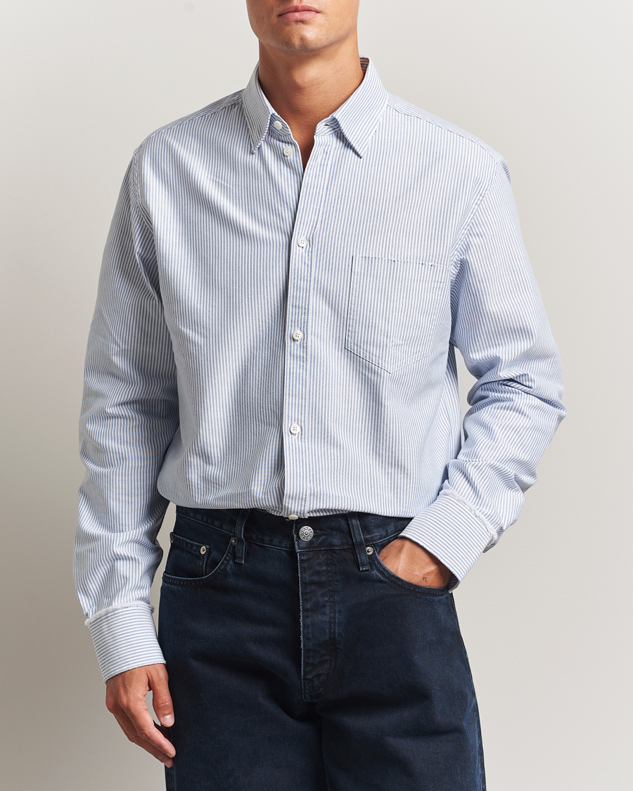 Men | Shirts | Golden Goose | Regular Fit Oxford Shirt Light Blue