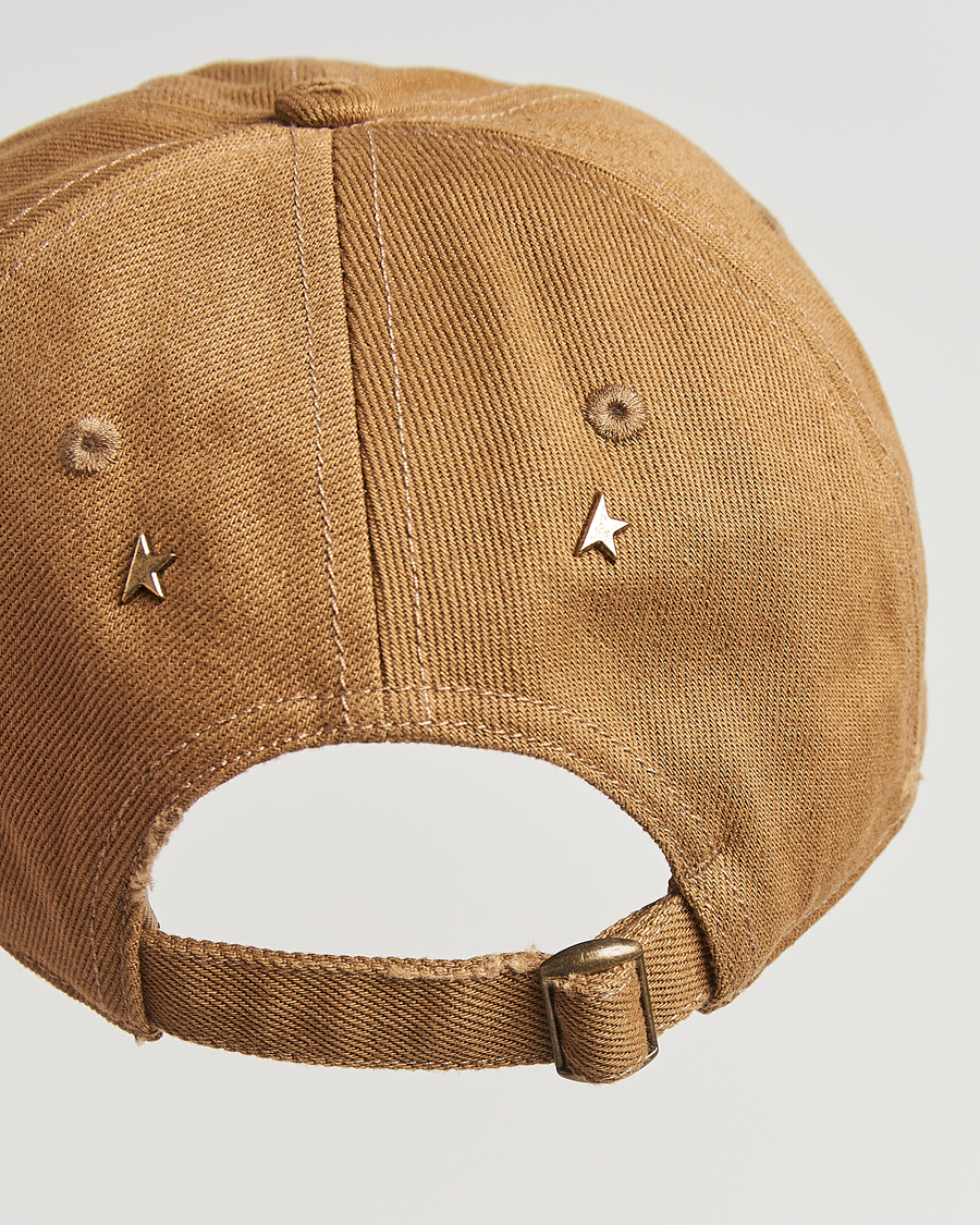 Men | Hats & Caps | Golden Goose | Embroidered Cotton Cap Beige