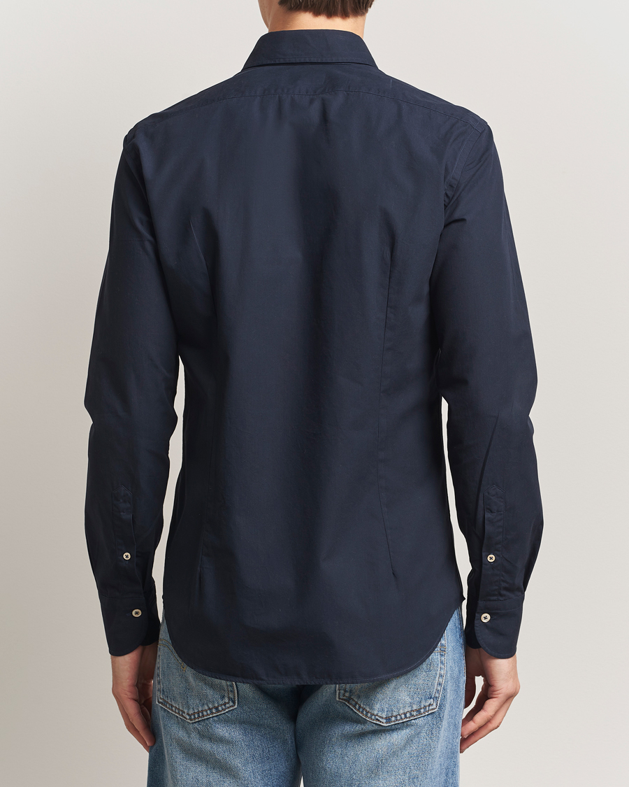 Men | Shirts | Grigio | Cotton Twill Shirt Navy