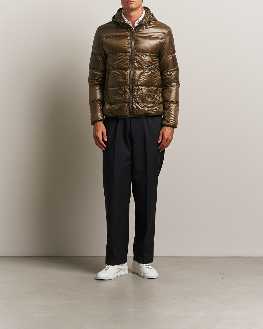 Men | Coats & Jackets | Herno | Piumino Nylon Bomber Military