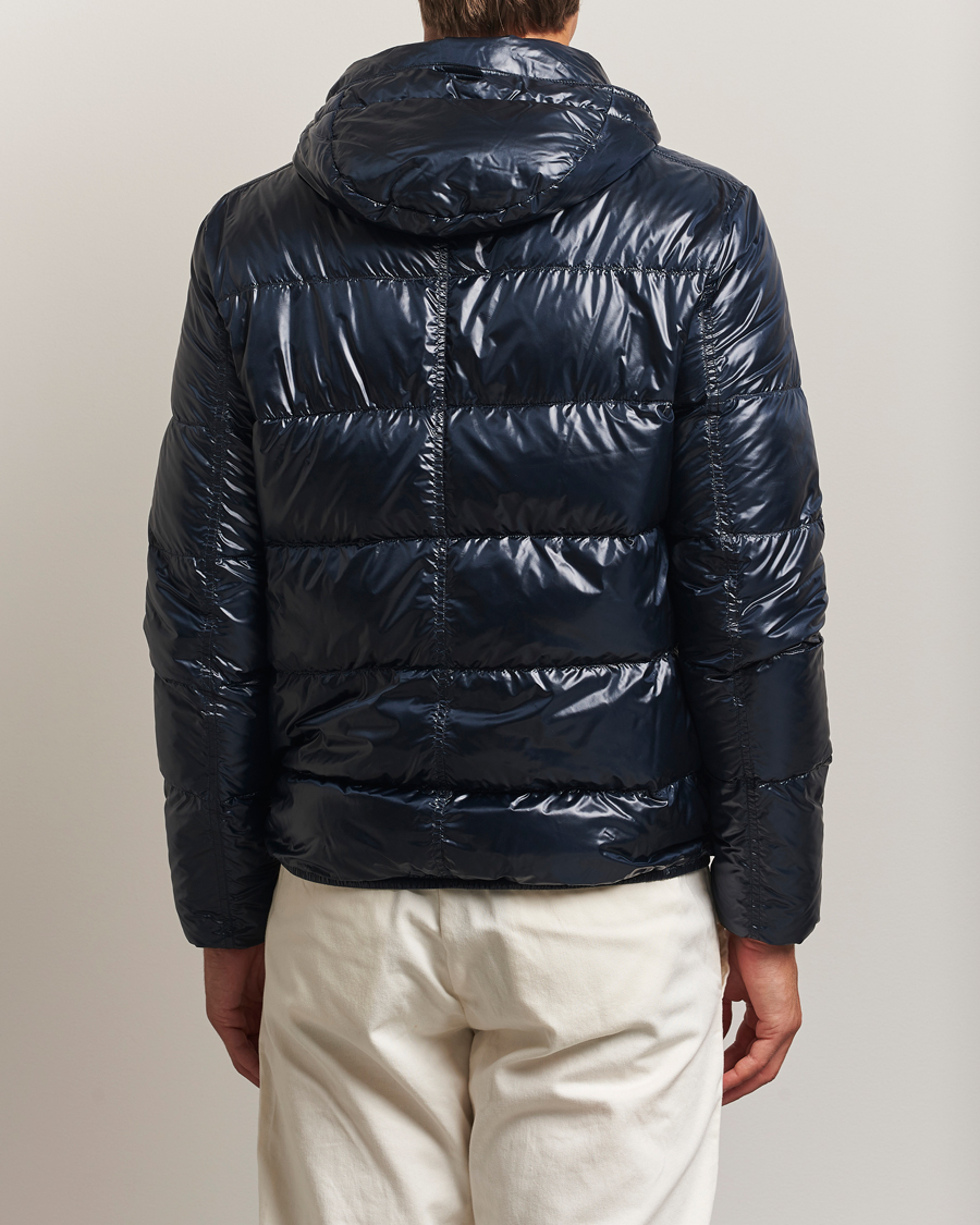 Men | Coats & Jackets | Herno | Piumino Nylon Bomber Navy