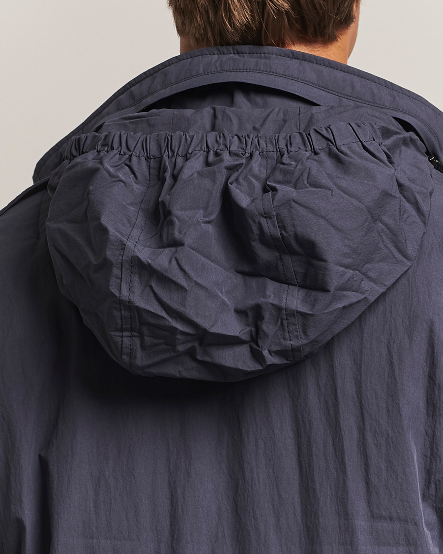 Men | Coats & Jackets | Herno | Soft Nylon Field Jacket Navy