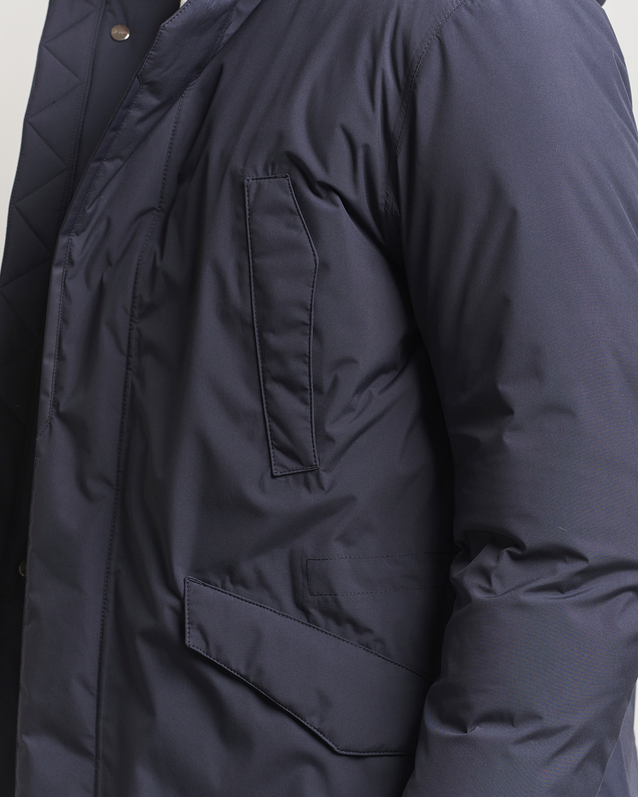 Men | Coats & Jackets | Herno | Waterproof Fishtail Parka Navy
