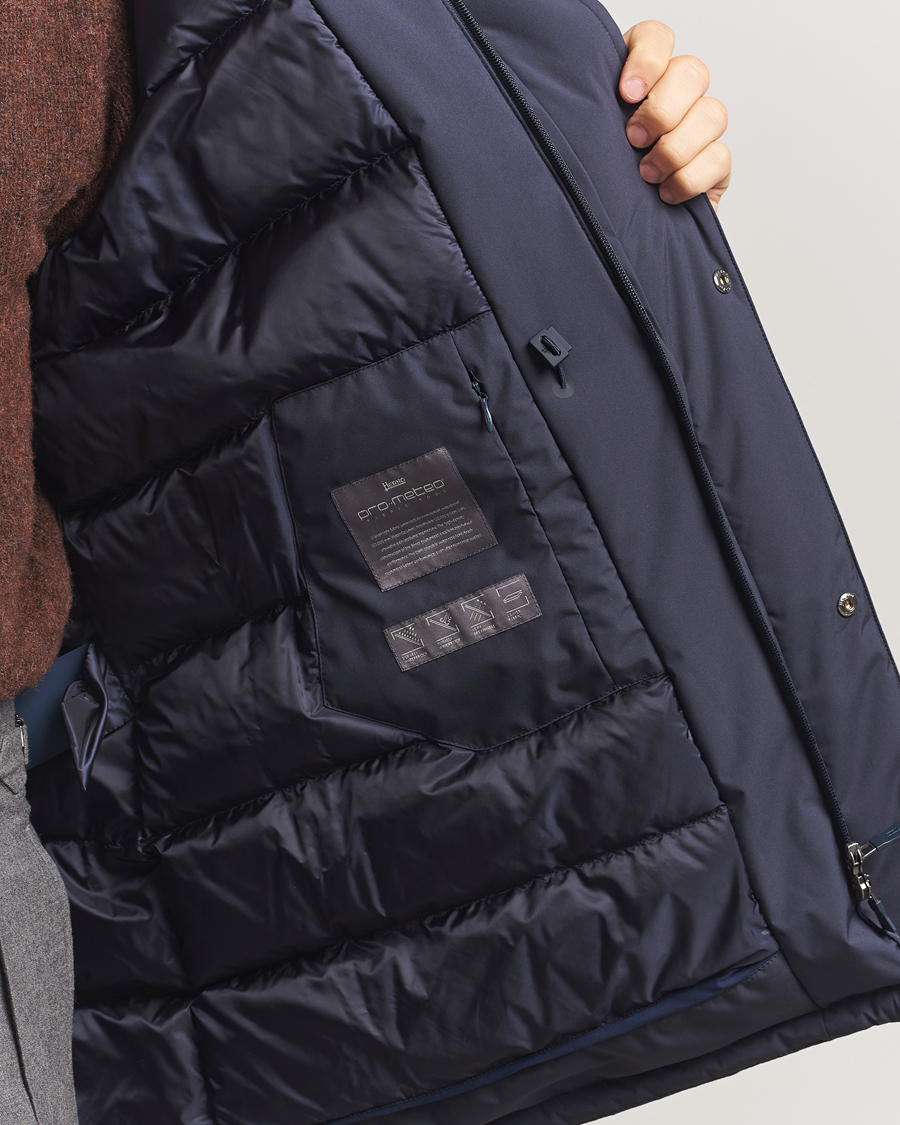 Men | Coats & Jackets | Herno | Waterproof Fishtail Parka Navy