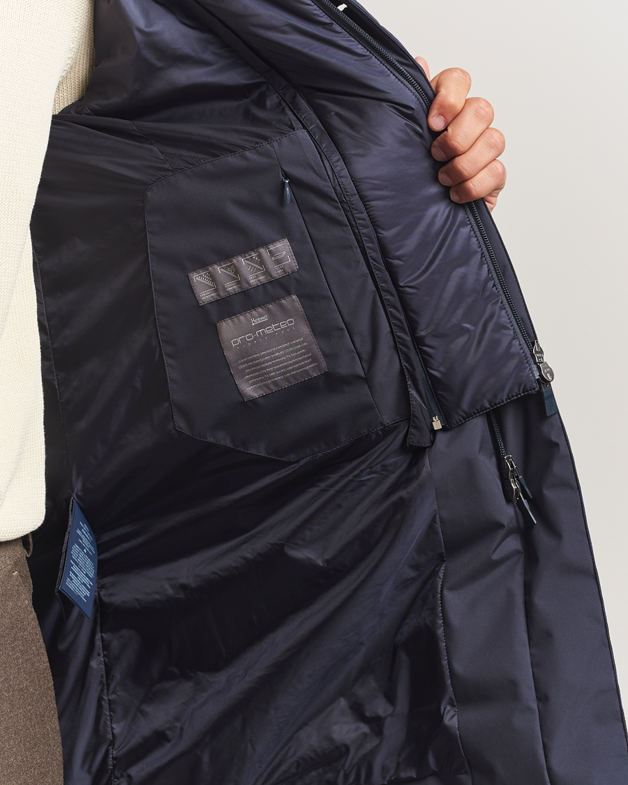 Men | Coats & Jackets | Herno | Waterproof Down Coat Navy