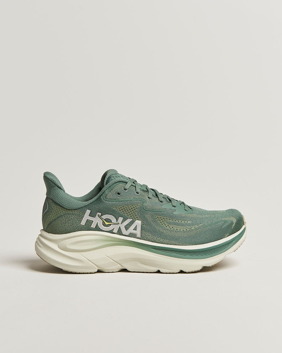 Men | Running shoes | Hoka | One Clifton 10 Running Sneakers Fern/Truffle Salt