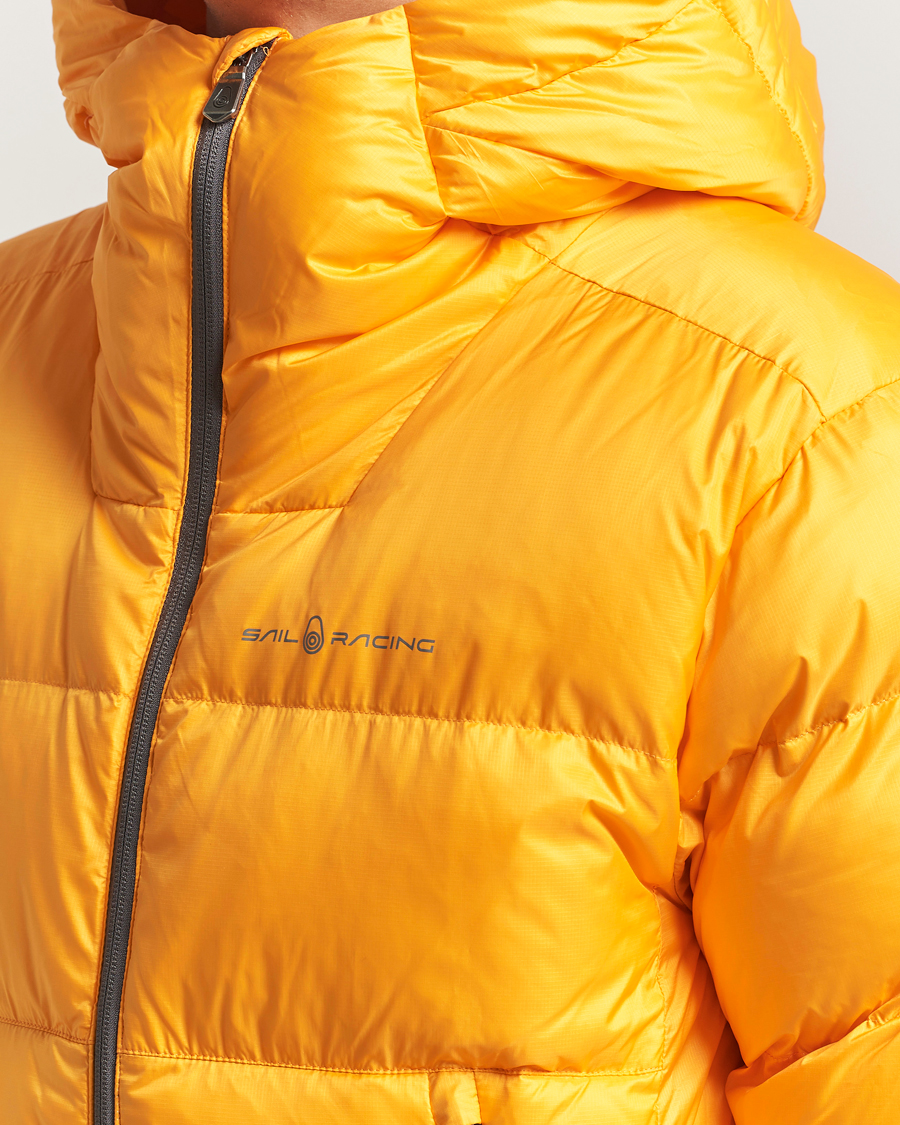 Men | Coats & Jackets | Sail Racing | Cloud Down Hooded Jacket Sunset Orange