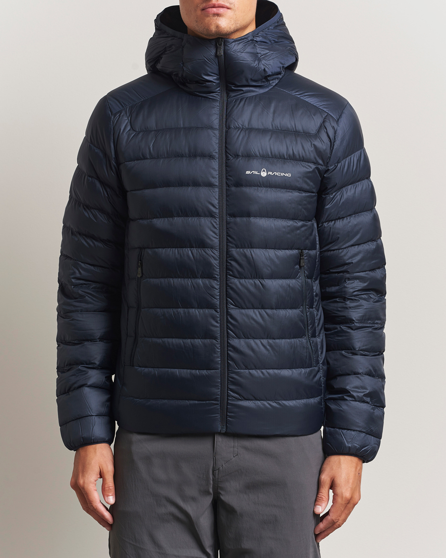 Men | Coats & Jackets | Sail Racing | Spray Down Hooded Jacket Dark Navy