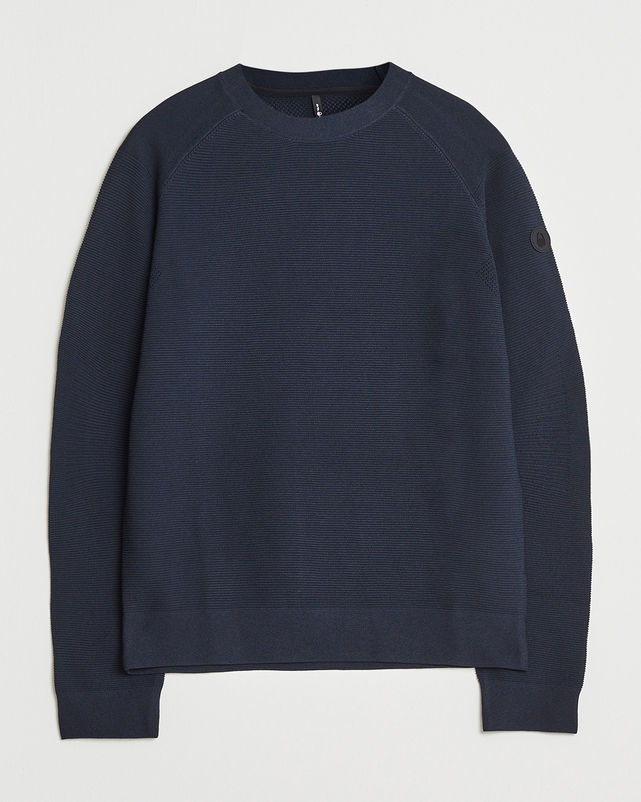 Men | Sweaters & Knitwear | Sail Racing | Element Seamless Crew Neck Dark Navy