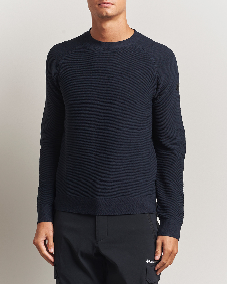 Men | Sweaters & Knitwear | Sail Racing | Element Seamless Crew Neck Dark Navy