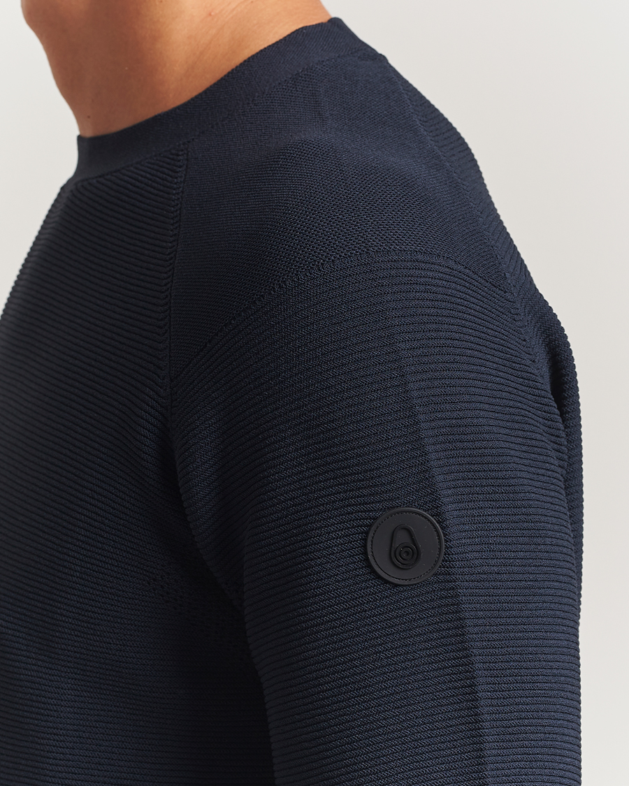 Men | Sweaters & Knitwear | Sail Racing | Element Seamless Crew Neck Dark Navy