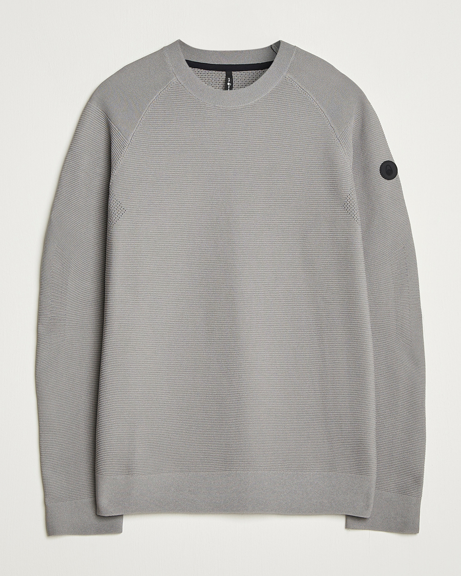 Men | Sweaters & Knitwear | Sail Racing | Element Seamless Crew Neck Frost Grey