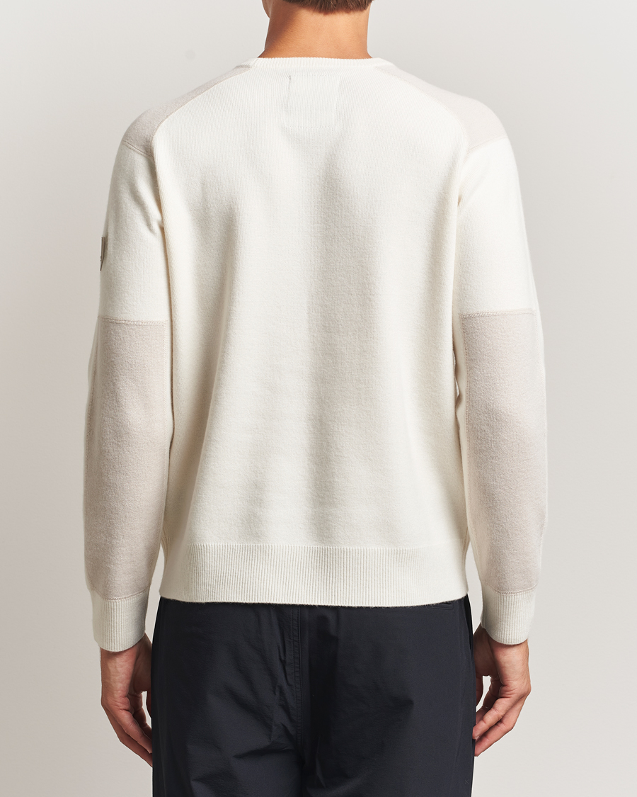 Men | Sweaters & Knitwear | Sail Racing | Spine Wool/Cashmere Knitted Crew Neck Off White