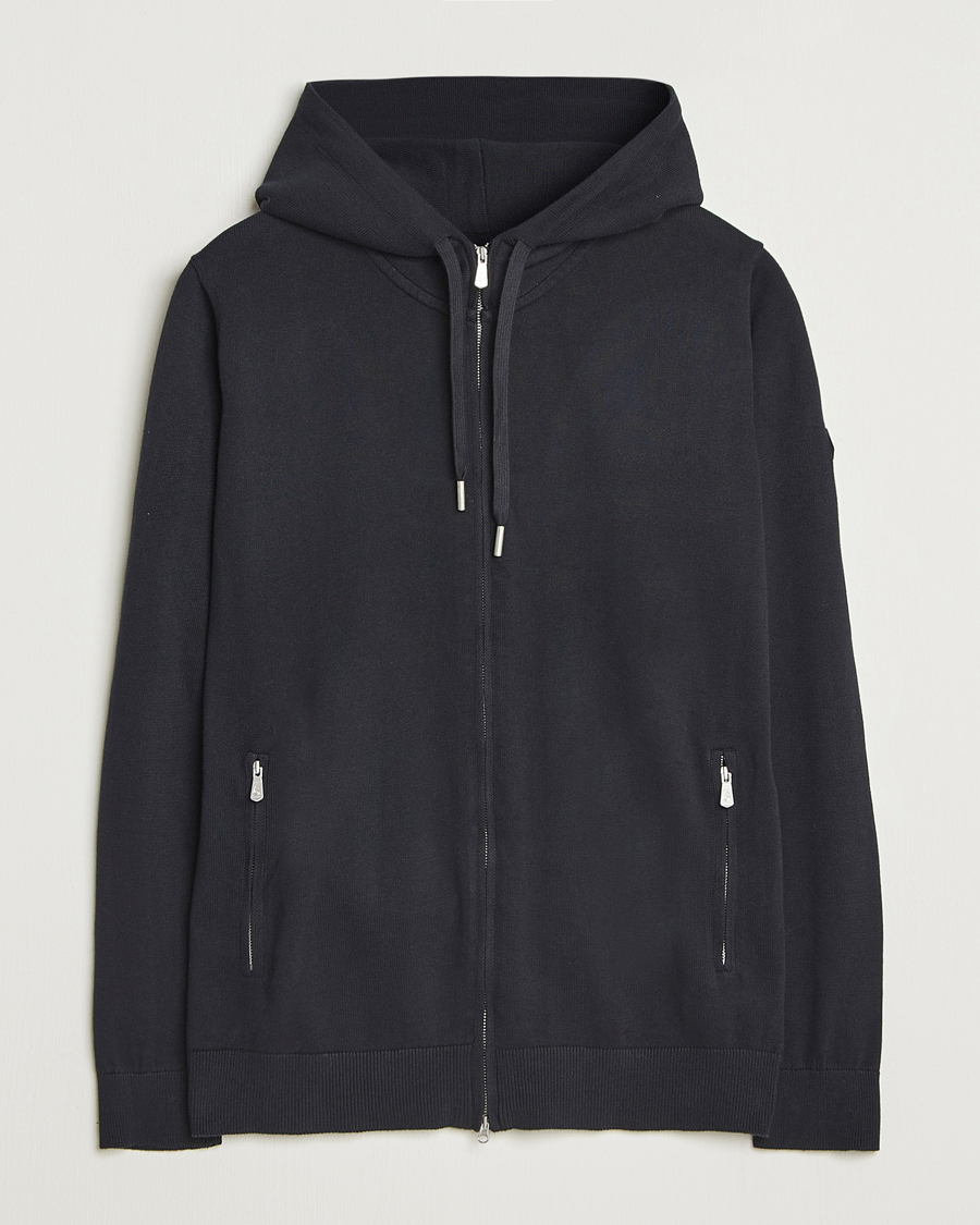 Men | Sweaters & Knitwear | Sail Racing | Bowman Knitted Full Zip Hoodie Carbon