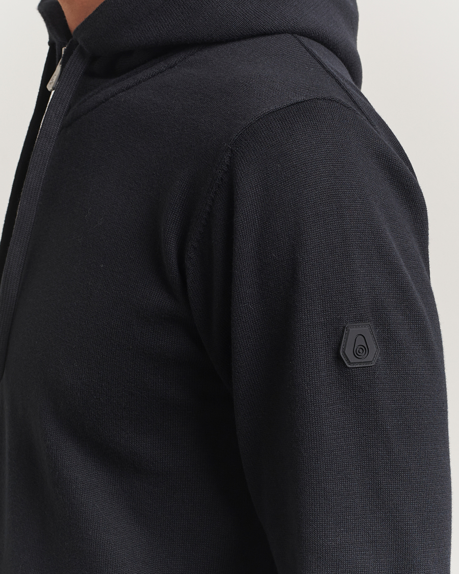 Men | Sweaters & Knitwear | Sail Racing | Bowman Knitted Full Zip Hoodie Carbon