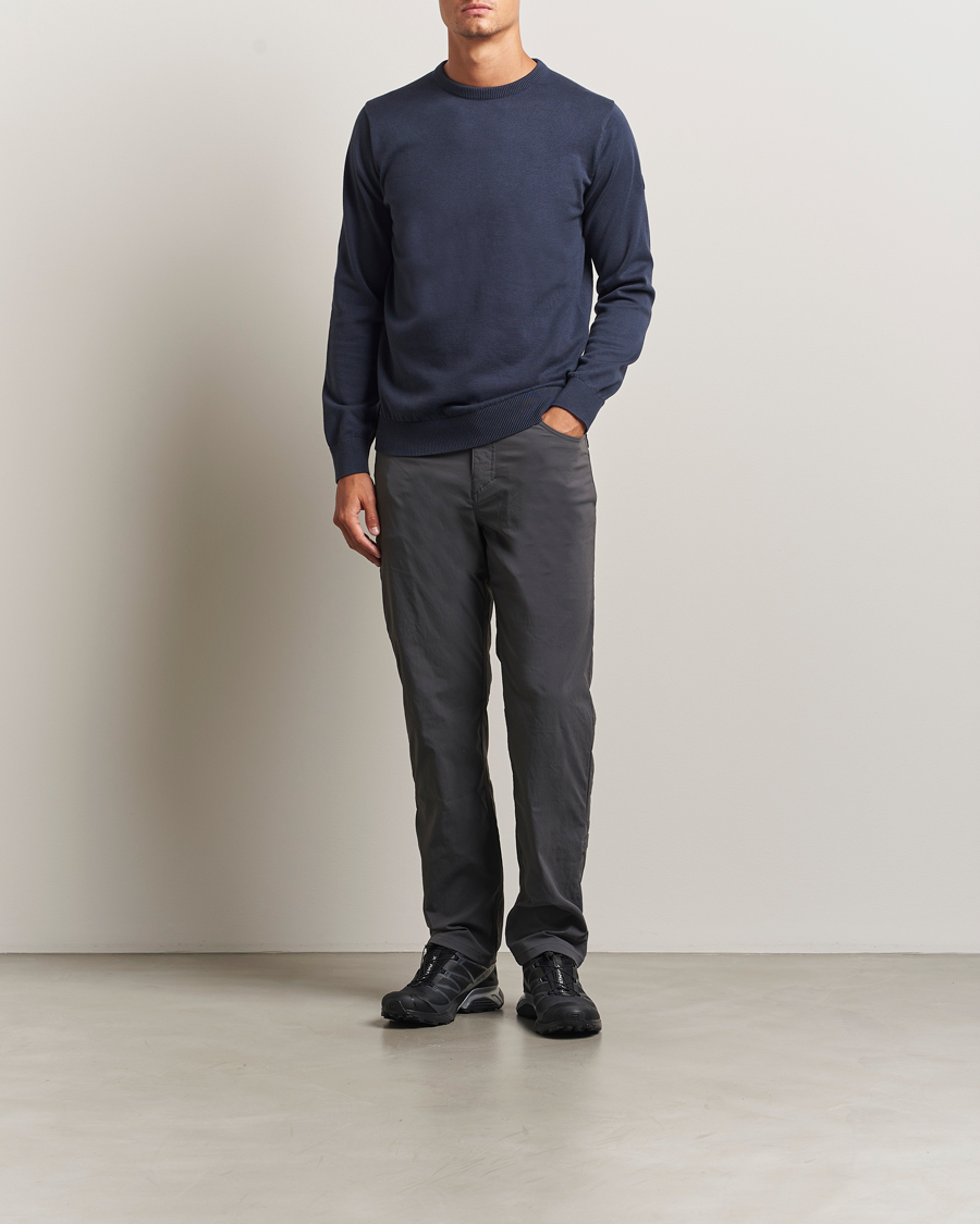 Men | Sweaters & Knitwear | Sail Racing | Bowman Knitted Crew Neck Navy