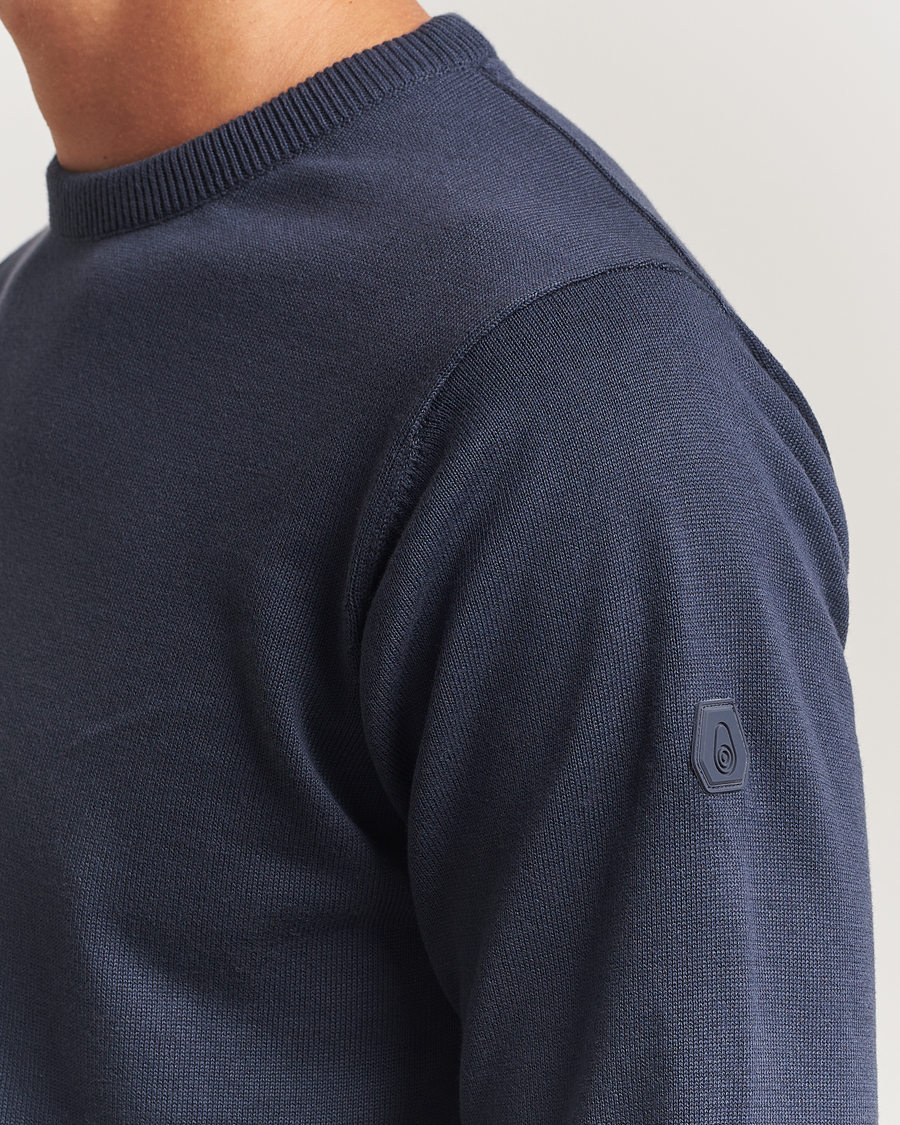 Men | Sweaters & Knitwear | Sail Racing | Bowman Knitted Crew Neck Navy